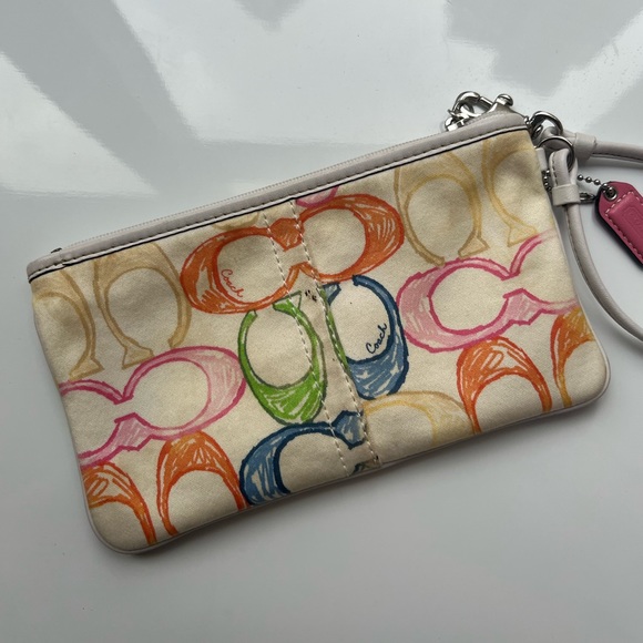 COACH Classic Y2K Multicolor Wristlet - Picture 5 of 7
